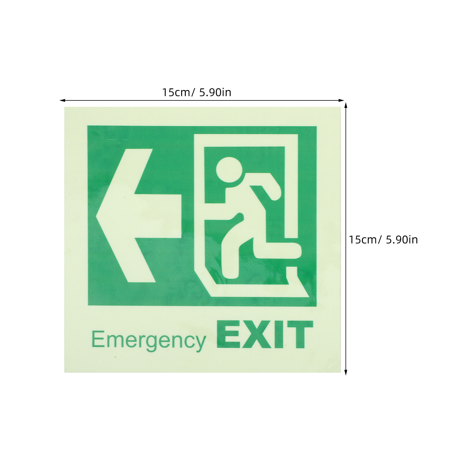 Самоклеящаяся светящаяся в тем – обзор и цена Emergency Exit Sign