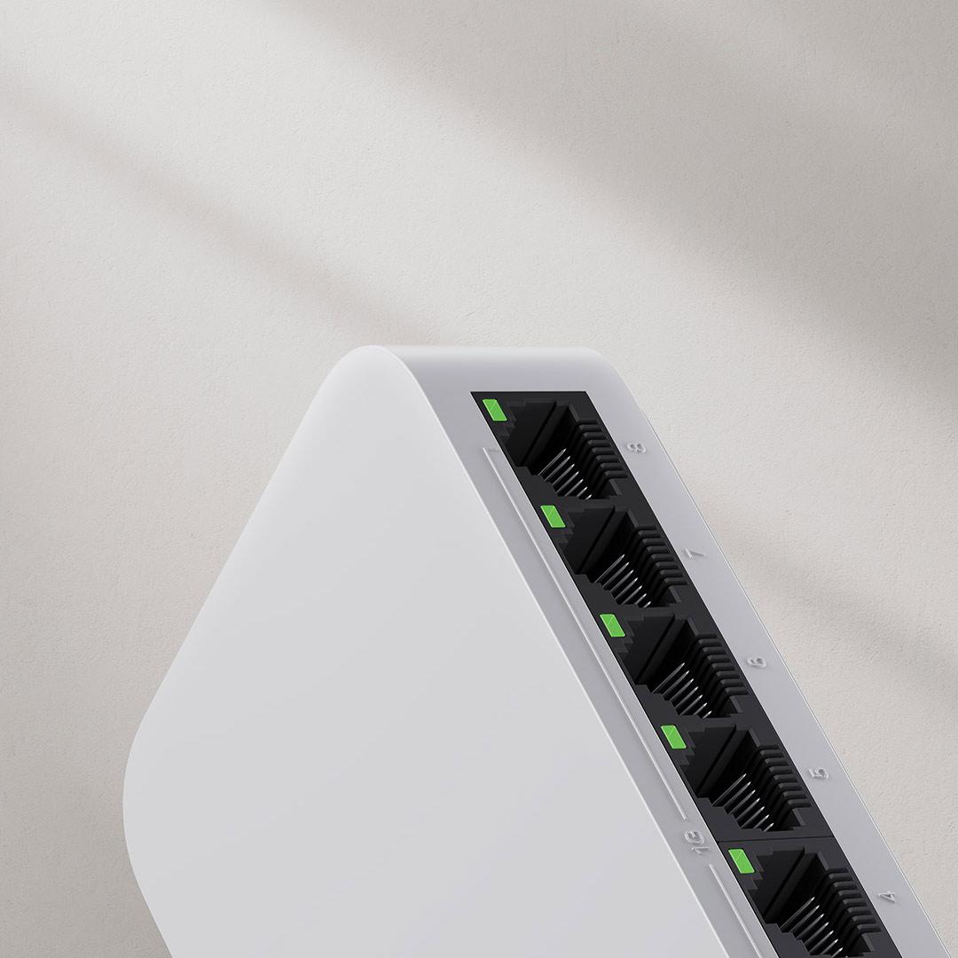 Коммутатор Xiaomi Mi 8 портов  – обзор и цена Xiaomi Hub Mijia Hub