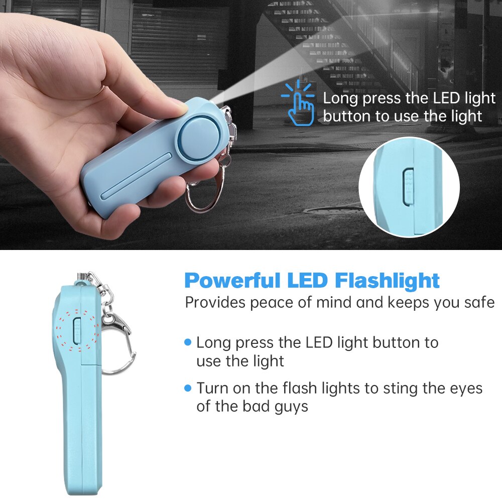Osobisty alarm bezpieczeństwa  – обзор и цена Personal Alarm Keychain