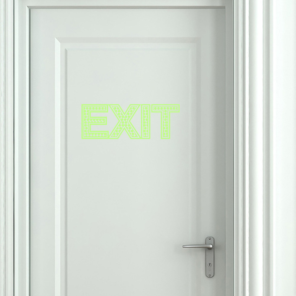 3 шт. светящихся в темноте нак – обзор и цена Emergency Exit Sign