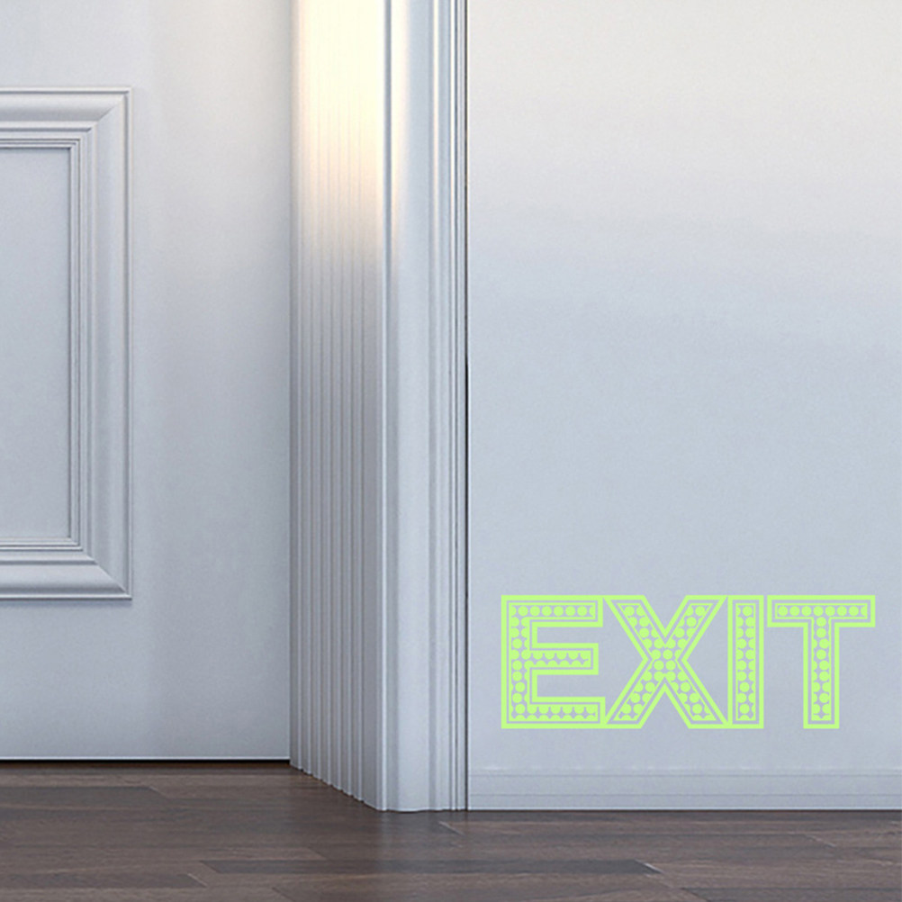 3 шт. светящихся в темноте нак – обзор и цена Emergency Exit Sign