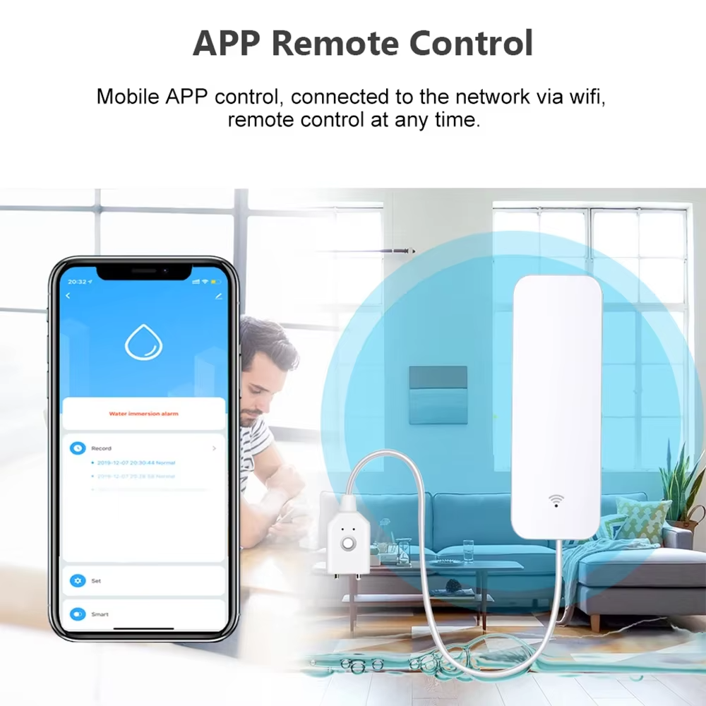 Датчик протечки воды ZigBee Wi – обзор и цена Water Alarm Sensor