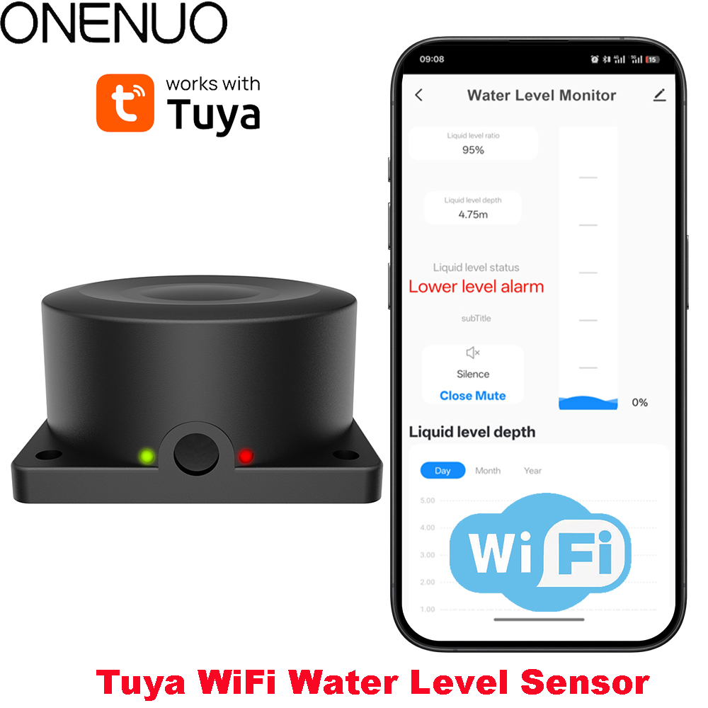 ONENUO датчик уровня жидкости  – обзор и цена Water Alarm Sensor