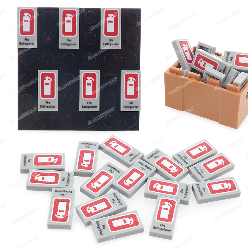 Плитка с принтом «Огнетушители – обзор и цена Fire Extinguisher Small