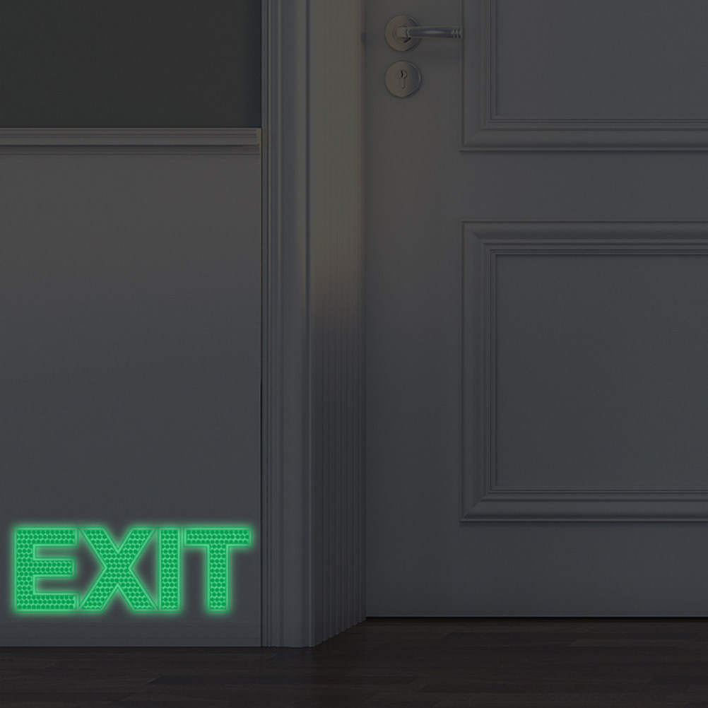Светящаяся наклейка на стену д – обзор и цена Emergency Exit Sign
