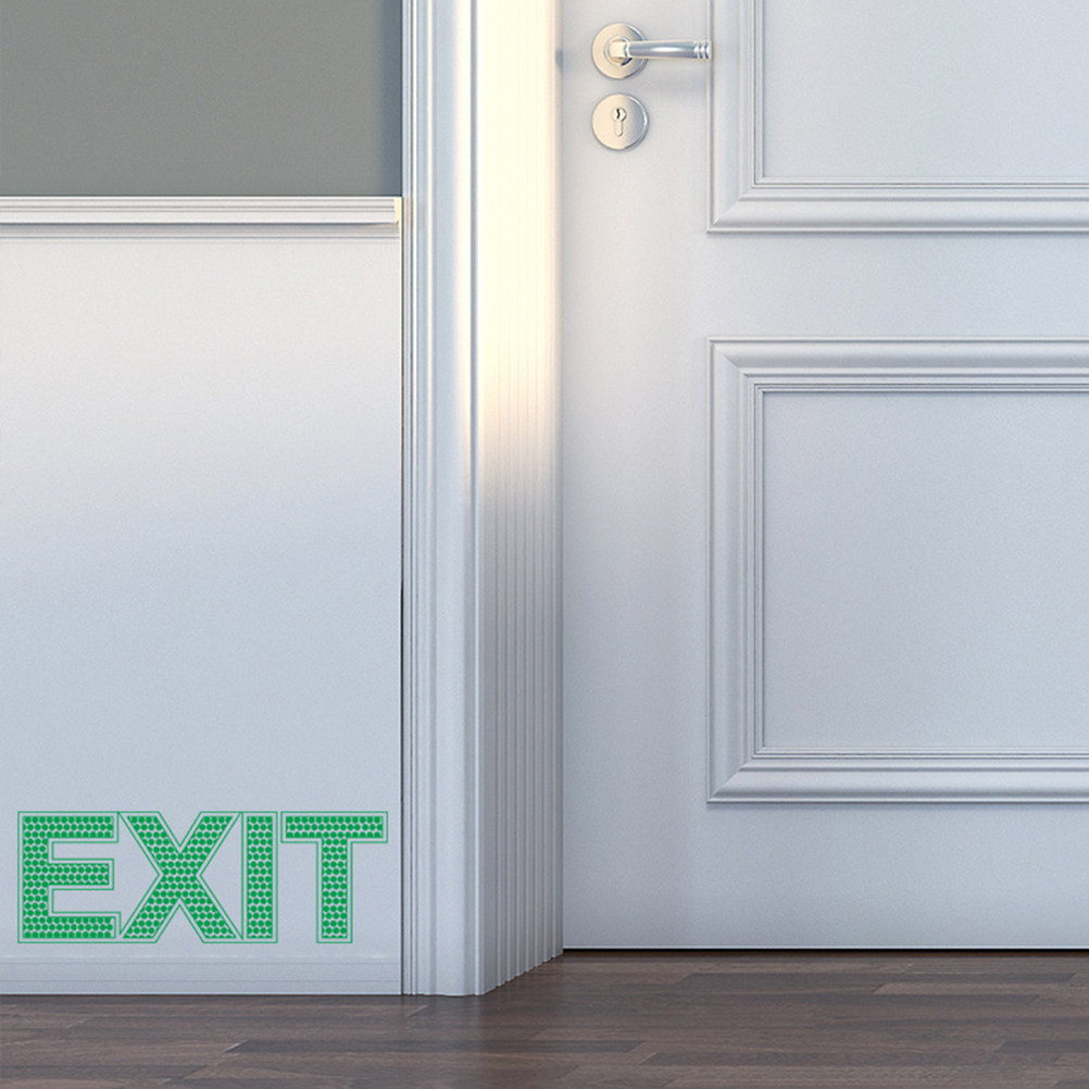 Светящаяся наклейка на стену д – обзор и цена Emergency Exit Sign
