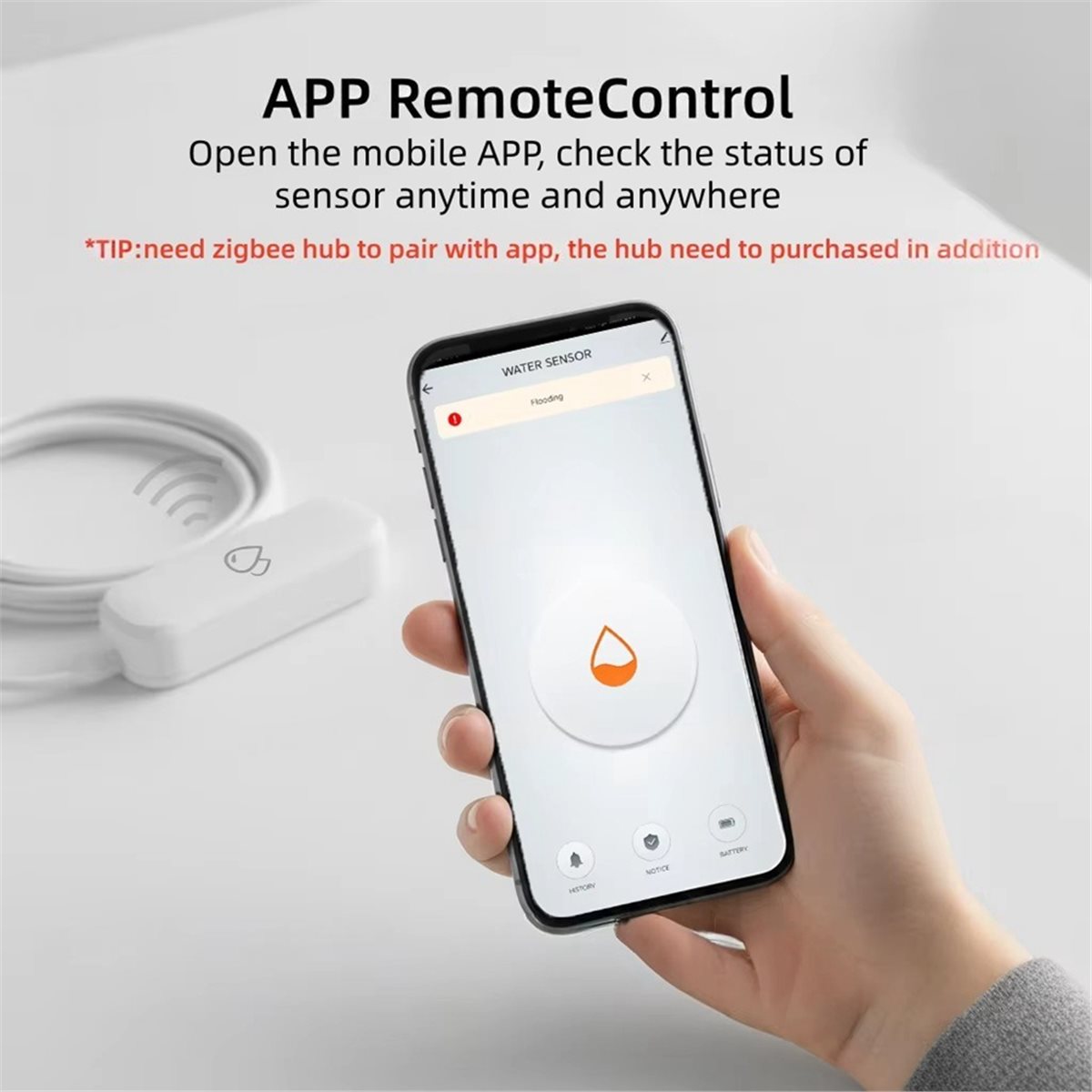 Совместимый датчик протечки во – обзор и цена Water Alarm Sensor