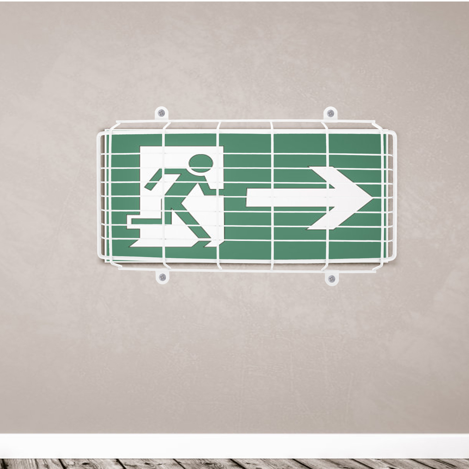 Защитный кожух из нержавеющей  – обзор и цена Emergency Exit Sign